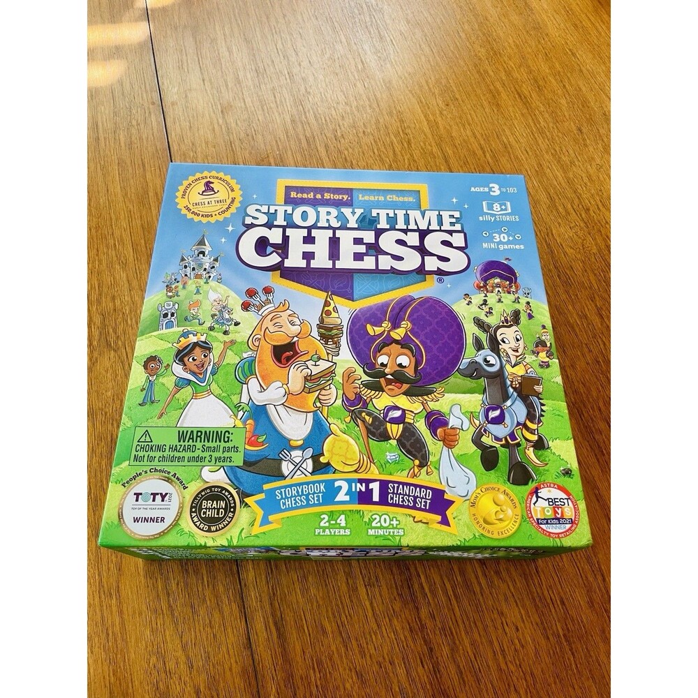 Story Time Chess Educational Game Read A Story/Learn Chess - COMPLETE